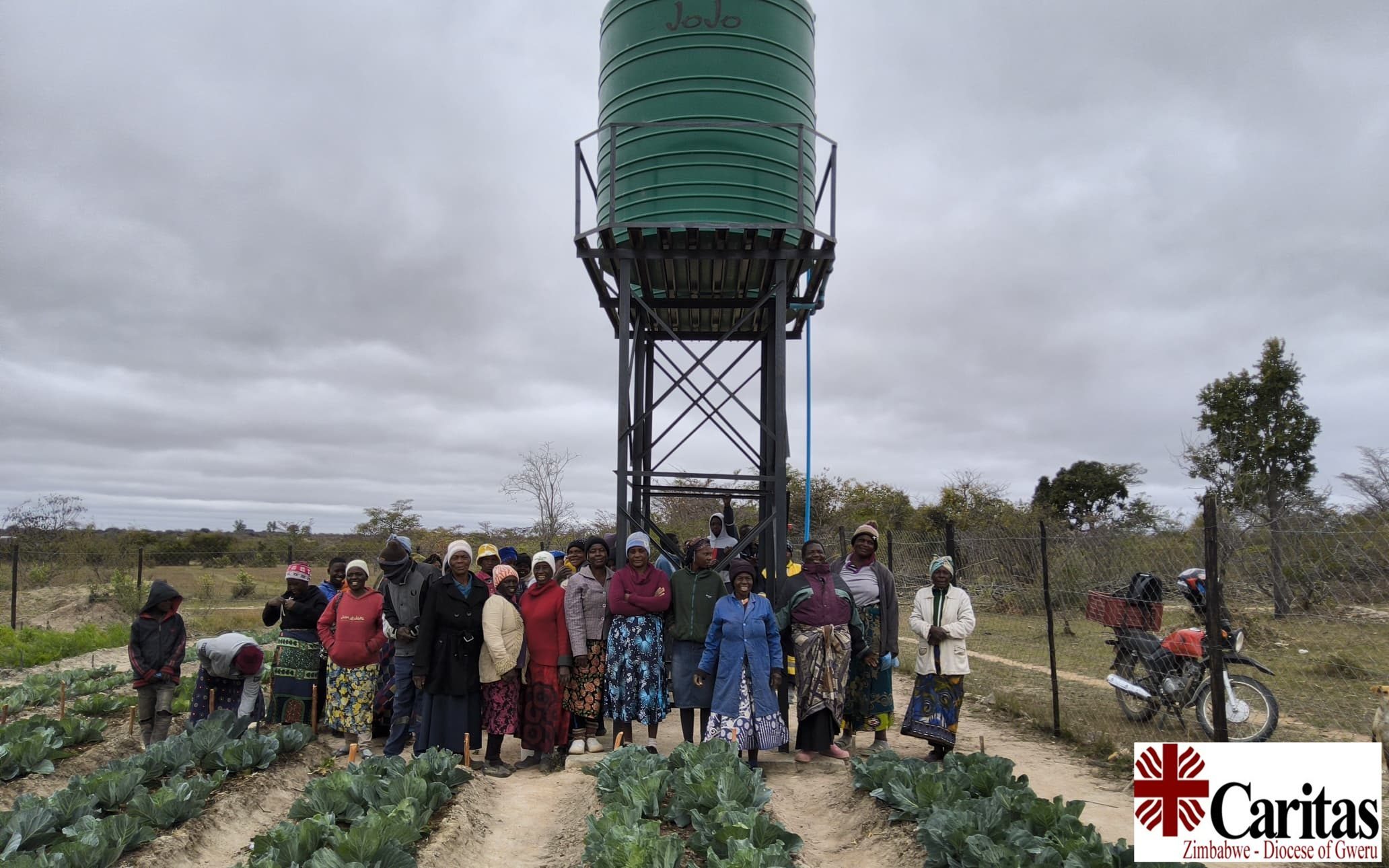 Emergency water storage in a community